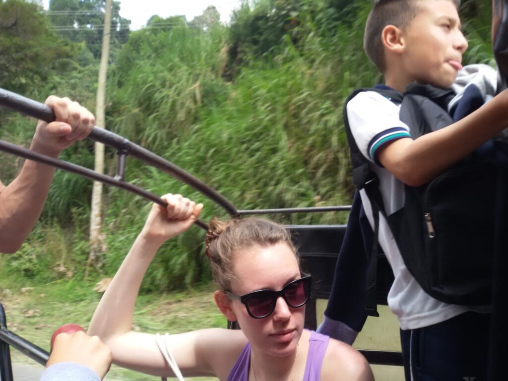 Going around the Valle del Cocora in a Jeep