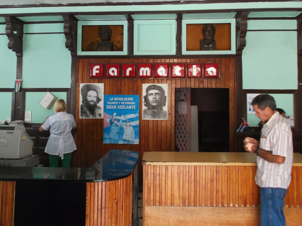 A pharmacy in Santa Clara, Cuba