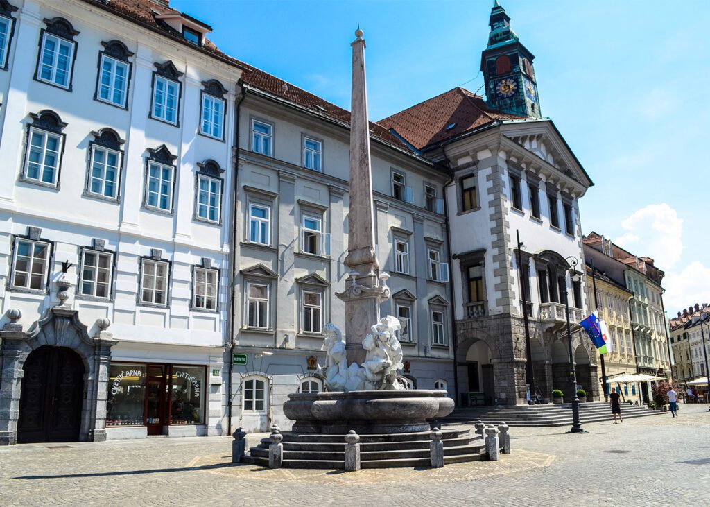 The Robba Fountain at Ljubljana