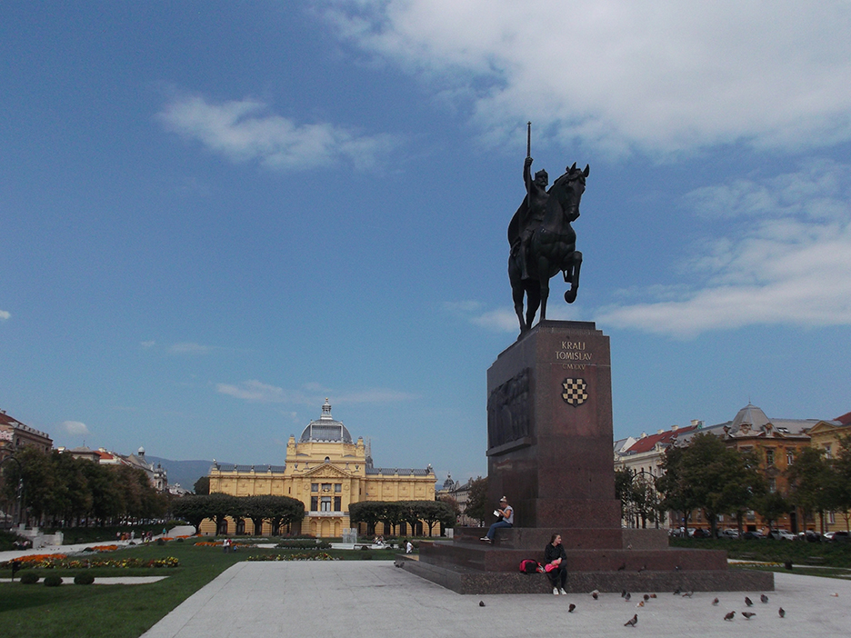 Statue of King Tomislav, Croatia's first king from 925 till 928