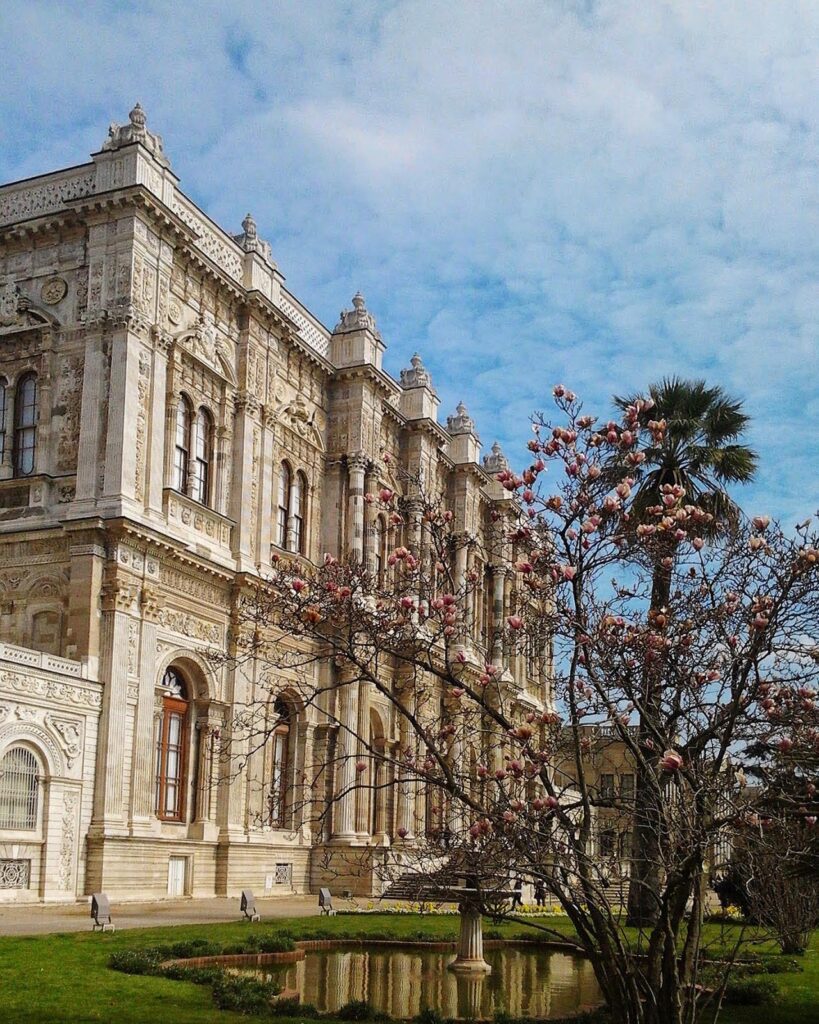 Dolmabahce Palace, to be seen when for 24 hours in Istanbul