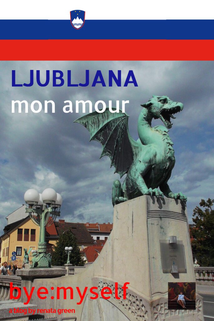 Pinnable Picture on a Post on Ljubljana