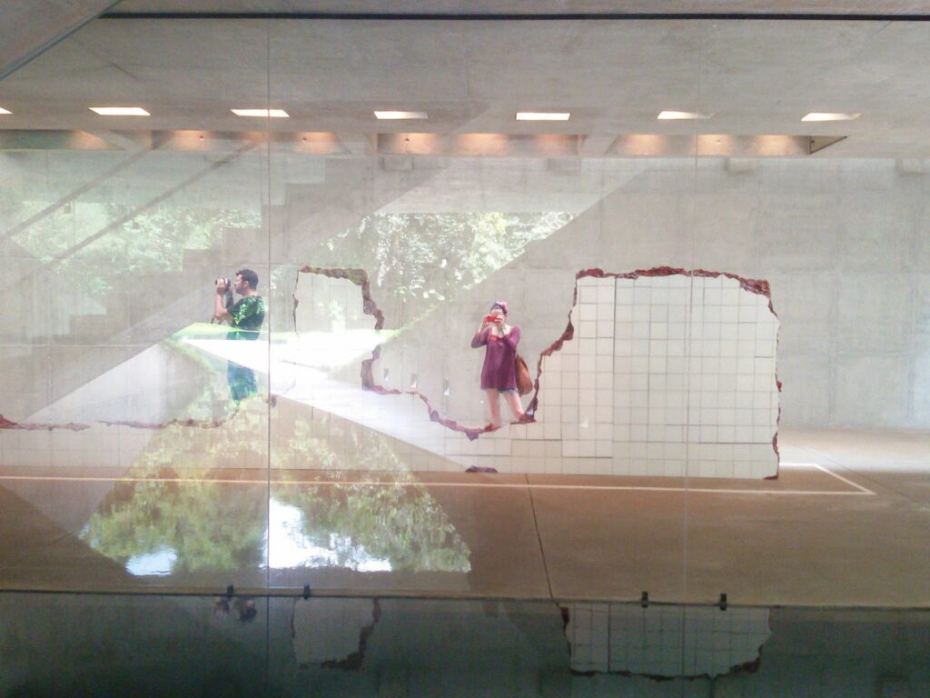 View of the Gallery Adriana Varejao  at INHOTIM Botanic Garden and Gallery.