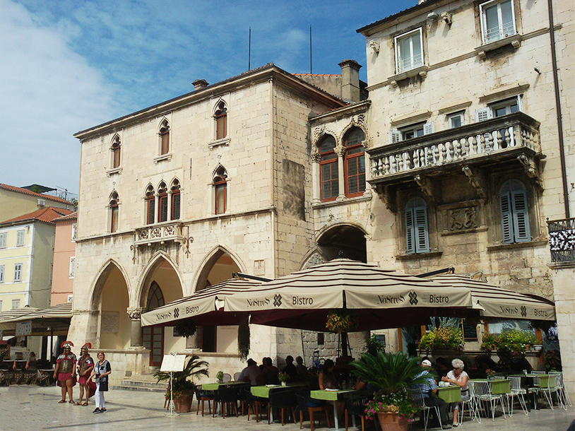 Split's Old City Hall - today housing a museum. 