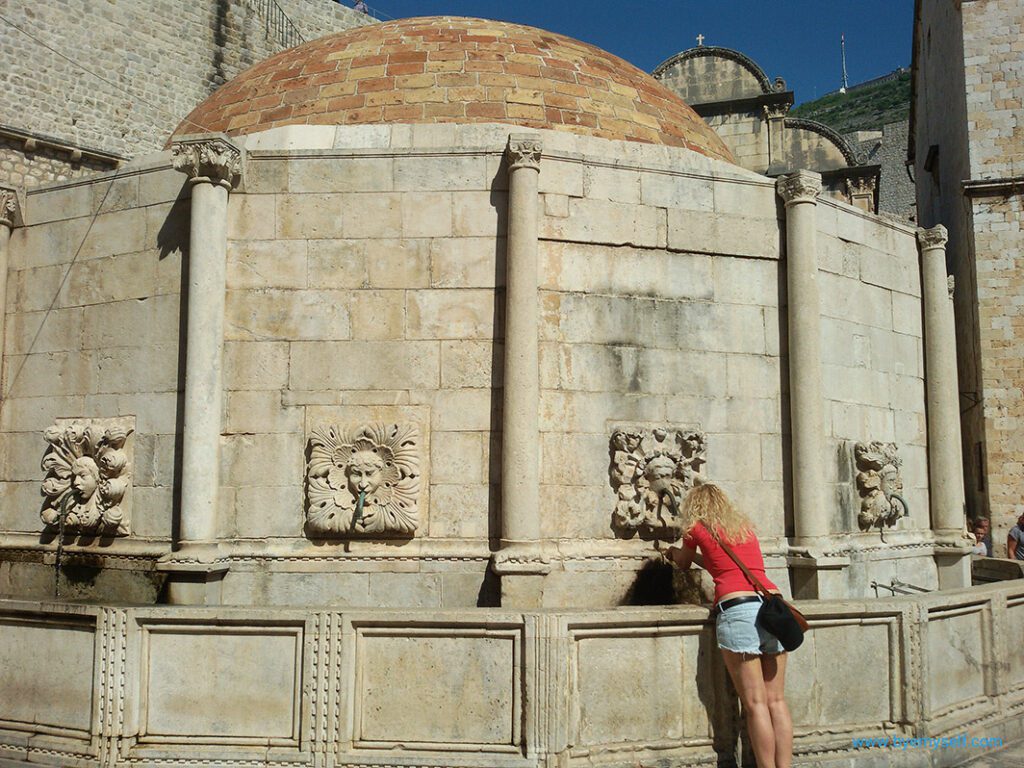 Onofrio's Fountain in Dubrovnik