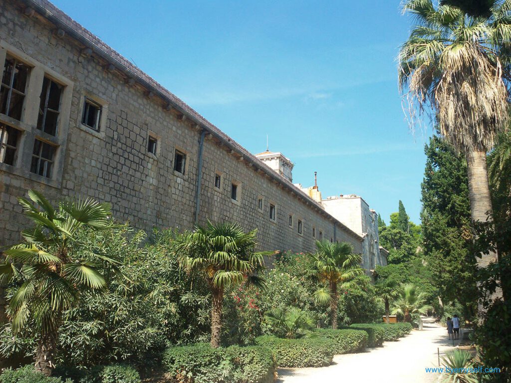  The former Benedictine Monastery. 
