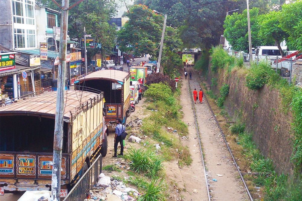 Street Scene in Kandy