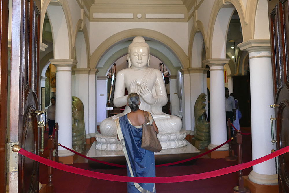 Buddha statue from Thailand at the World Buddhist Museum.