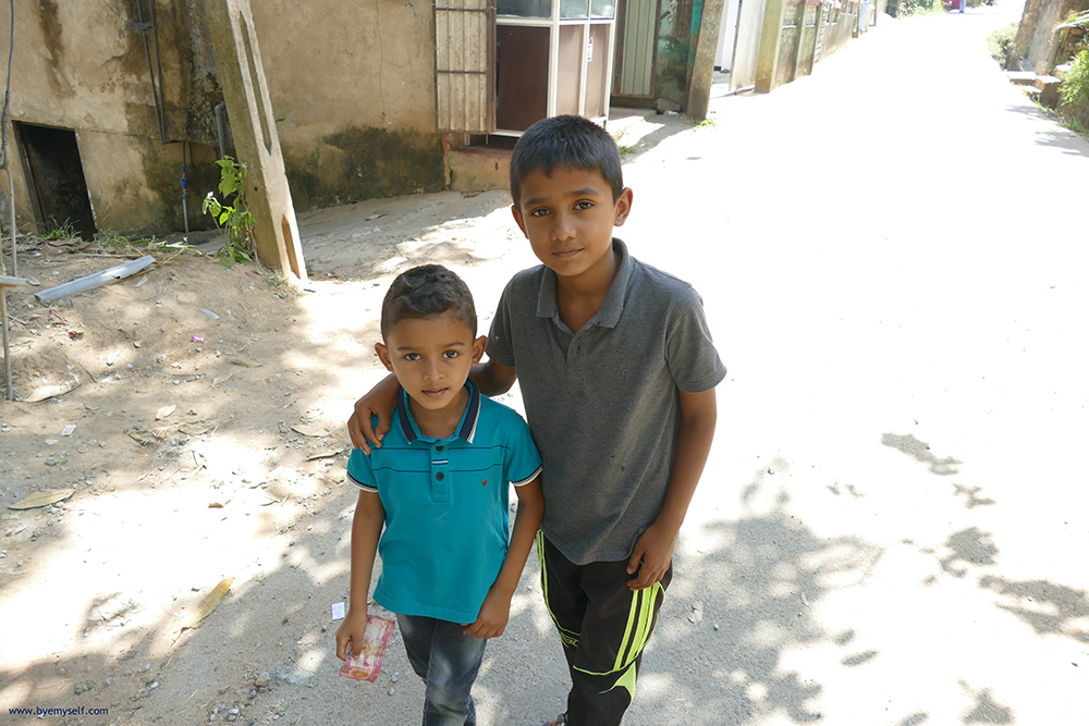 Two boys in Embekke - Sri Lanka - Asia